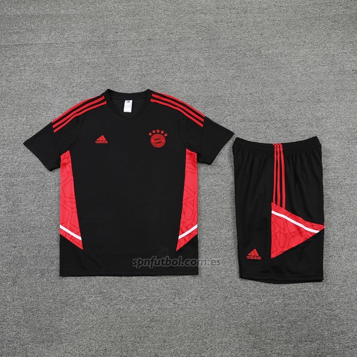 Chandal del Bayern Munich Manga Corta 2022-2023 Negro - Pantalon Corto